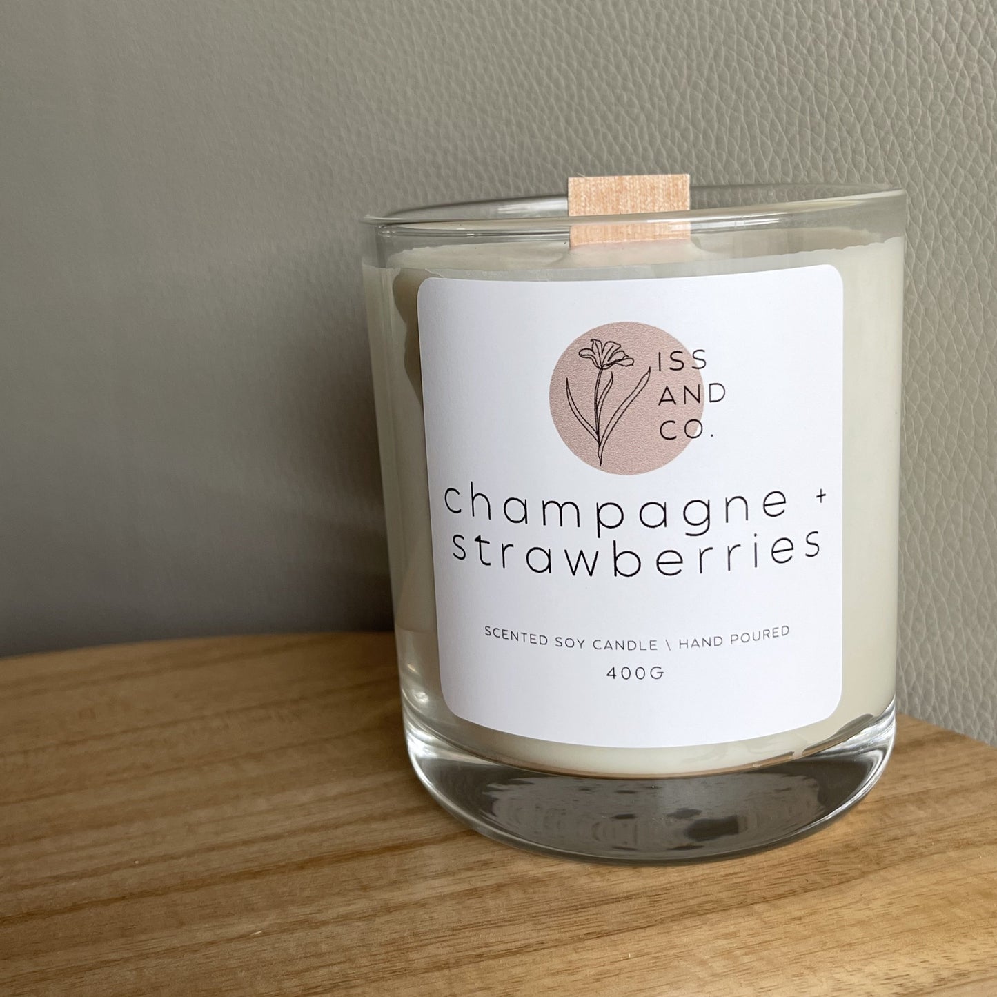 Champagne + Strawberries 400g