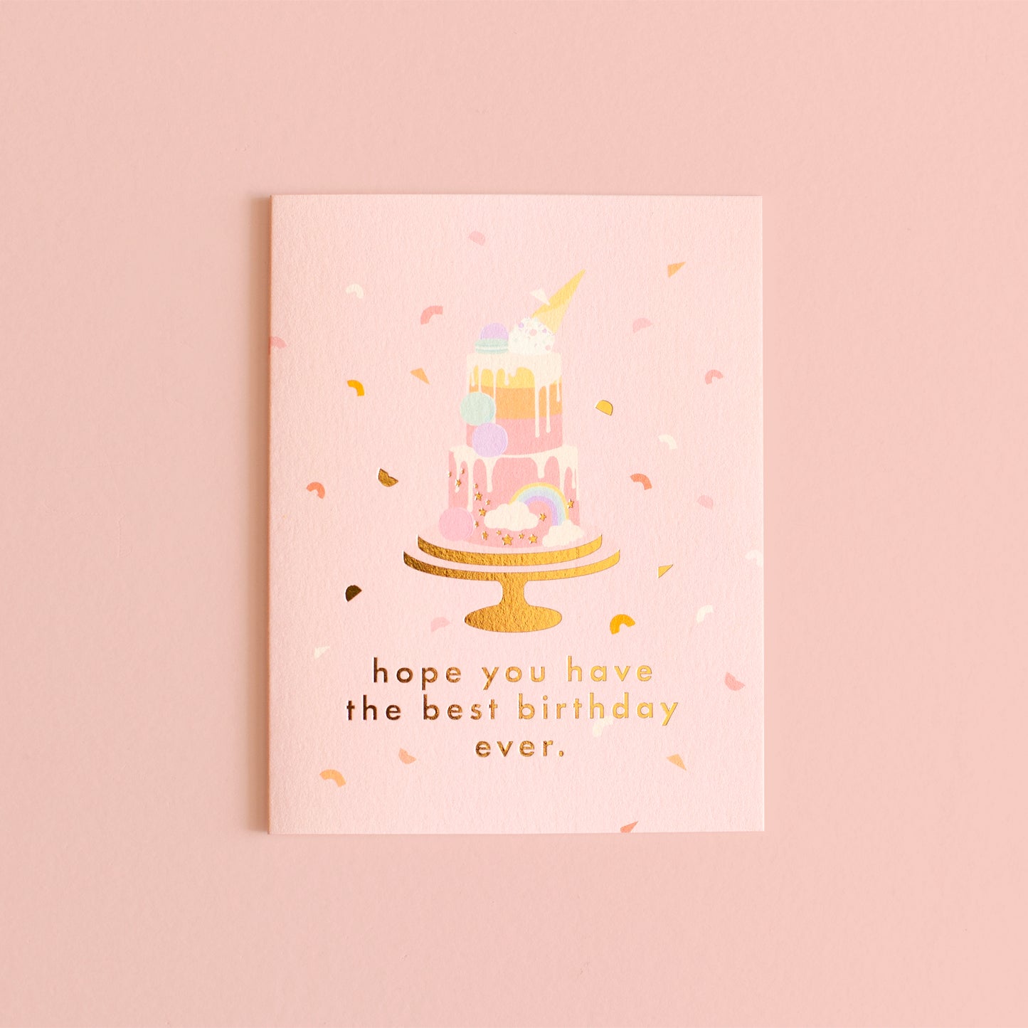 Best Birthday Cake Greeting Card