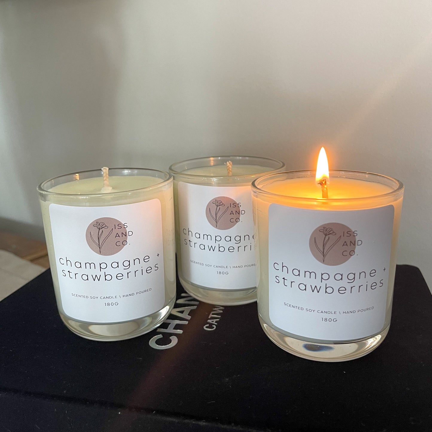 Champagne + Strawberries 180g