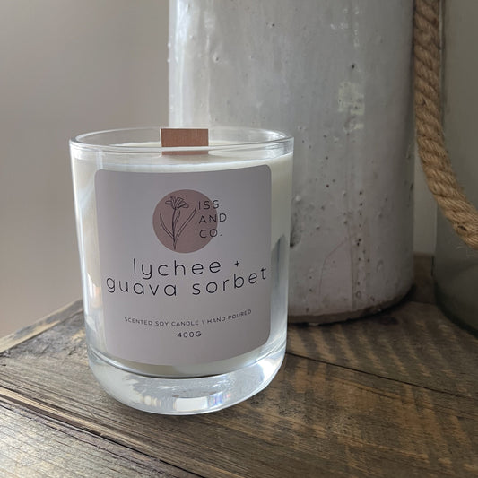 Lychee + Guava Sorbet 400g