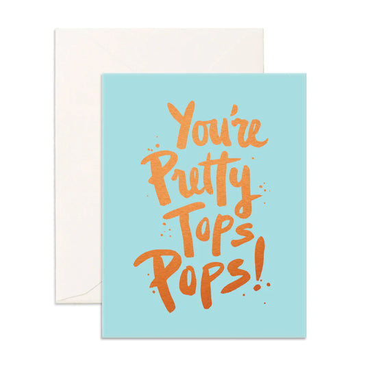 Tops Pops Greeting Card