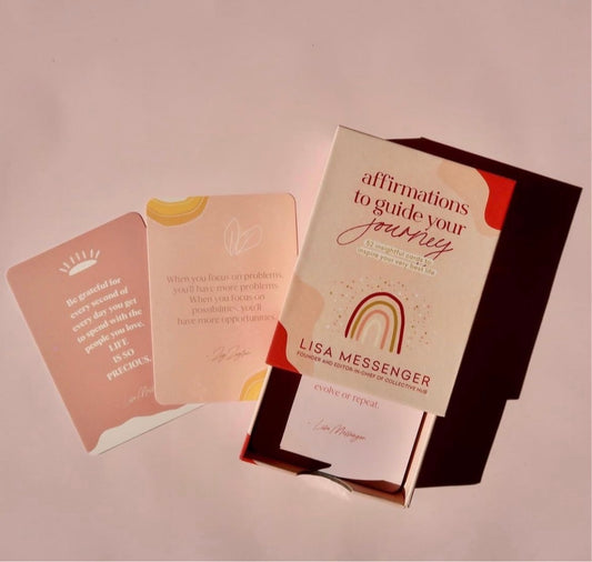 Affirmations to Guide Your Journey Box Card Set